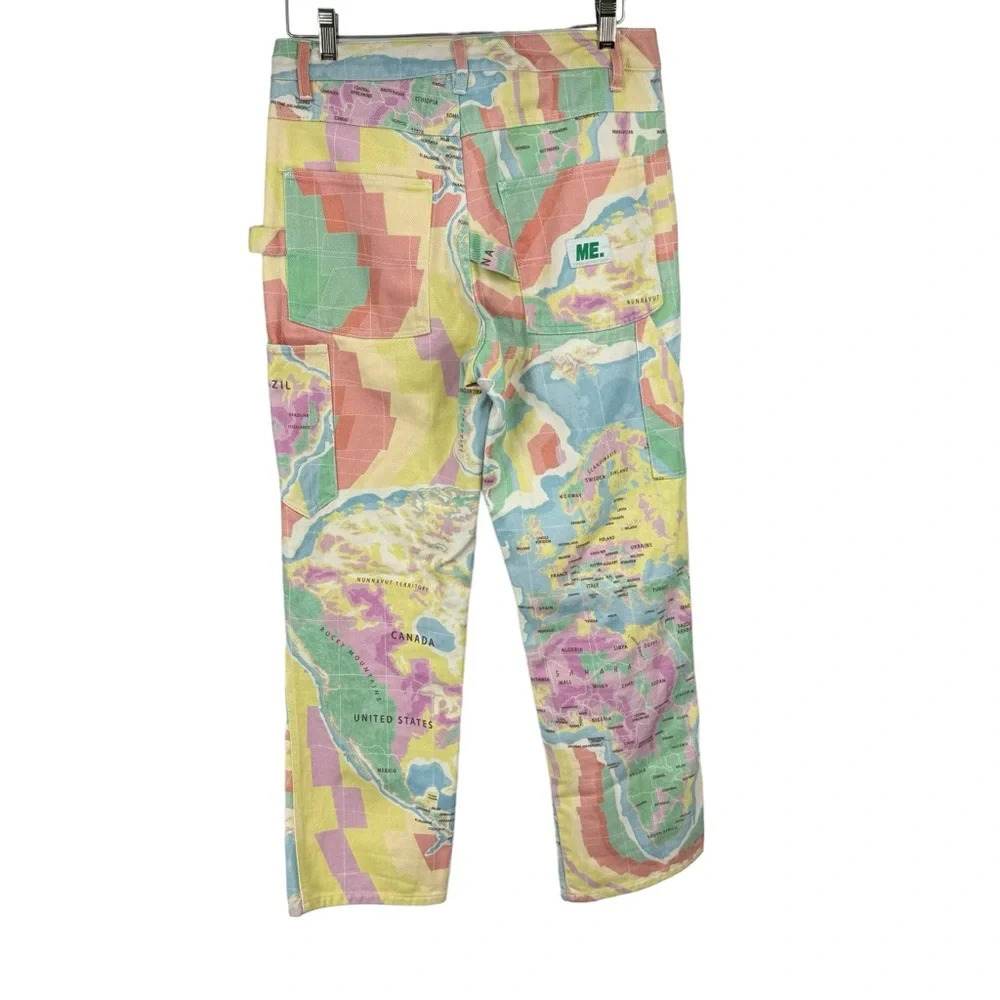 Melody Esani map of the world cargo pants size small - Picture 6 of 11